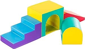 New Bounce Toddler Climbing Toys - Soft Play Set for Kids - Foam Climbing Blocks - Safe Soft Gym Equipment - Great for All Ages