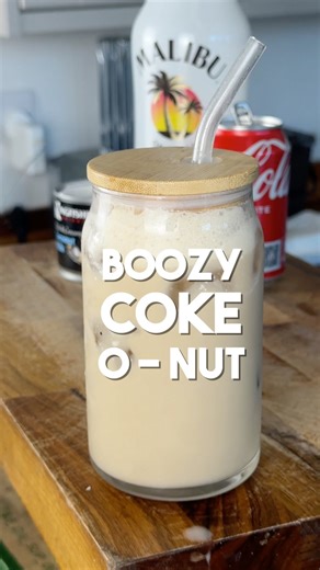 Callum Coles on Instagram: "Can see why it’s so popular🤤 This one has been doing the rounds but mainly as the mocktail or with the most minuscule amount of rum, so obviously had to do a proper version🤙🏼 BOOZY COKE-O-NUT🥤🥥 1 Part Coconut Milk @kingfisherfoodsuk 2 Part Coca Cola @cocacolagbi 🤏🏼 Rum or Coconut Rum to Taste @malibu_rum #bartender #cocktails #cocktailsuk #drinkstagram #cocktail #mocktail #cocacola #coke #coconut #viral #viralcocktails #creamsoda"