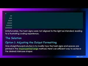 Mastering the Staircase Challenge in C#
