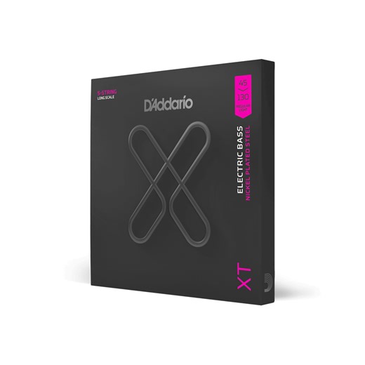 45-130 Regular Light Gauge 5-String, Long Scale, XT Nickel Coated Bass Guitar Strings | XTB45130 | D'Addario