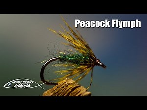 Peacock Flymph - wet fly tying