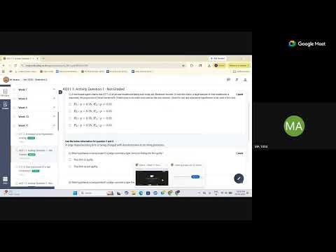 Week-11 Doubt Session: Statistics II