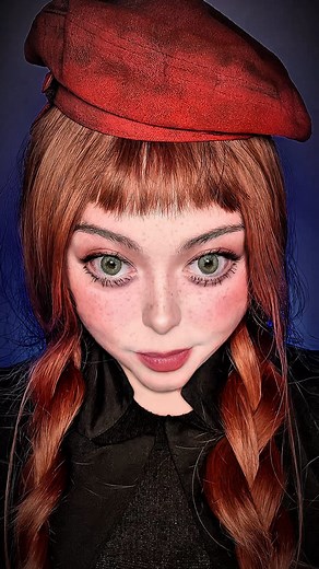 Agnes🖤 #Agnes #Makeup #agnesmakeup #wednesdayaddams #makeupartist #merlina #agnescosplay #merlinaaddams #cosplay #fyp #halloweenmakeup | Lizette Alvarez