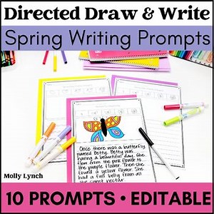 Directed Drawing Journal Prompts for the Year Seasonal Journal Prompts