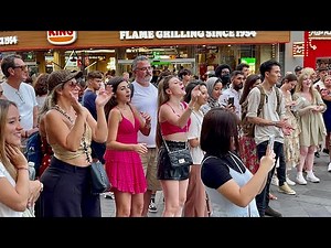 London Summer Walk 2022 | London Most Busy Shopping Street and Tourist Entertainments in London