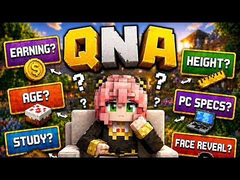 10K QNA FINALLY | Earning, Age, Height, Face Reveal?