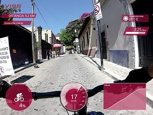Ciclismo virtual Entrenamiento sesión de montaña