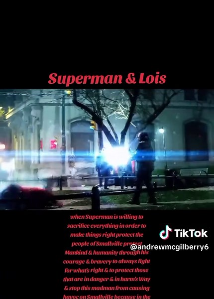 #Movies #FYP #Foryou #Superman #& #Lois #Courageous #Courage #Heroic #Superman #Courageous #Heroic #Foryou #FYP #Add #Yours when Superman is willing to sacrifice everything in order to make things right protect the people of Smallville protect Mankind and humanity through his courage and bravery to always fight for what's right and to protect those that are in danger and In harm's Way and to stop this mad man from causing havoc on Smallville and the people that reside there because in the end th