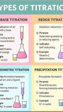 Titration and types of titration