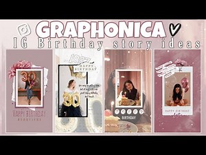 Creative Birthday story ideas using only Graphonica.