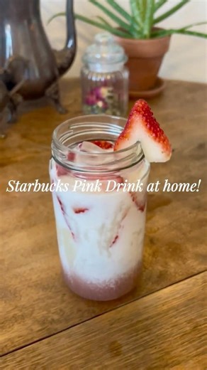 Starbucks Pink Drink at Home | the BEST way to make it! #easyrecipe #drink #pink
