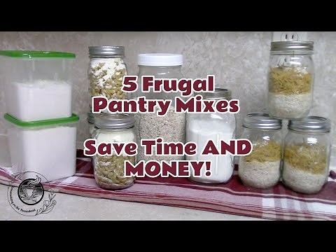 5 Frugal DIY Pantry Mixes | Convenient & Easy | Save Time & MONEY | Homemaking on the Homestead