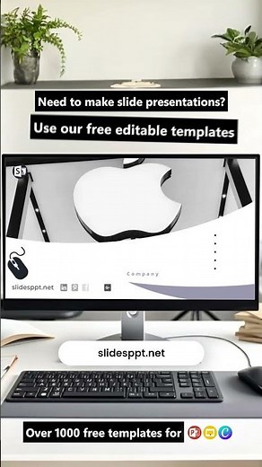 Free Apple Company Template for PowerPoint, Google Slides and Canva #appleppt