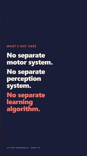 Perception, action, learning — one loop, one theory | Active Inference Ch1 · #12 #Shorts