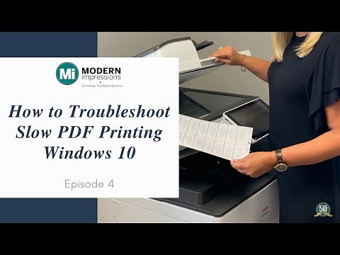 How to Troubleshoot Slow PDF Printing Windows 10