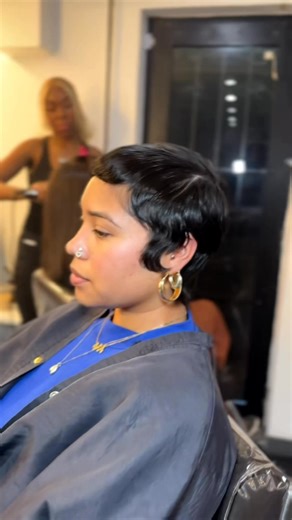 8.9K views · 249 reactions | Big chop haircut by Dailey ✂️ #h2salon #h2salonbrooklyn #bigchop | H2 Salon Brooklyn | Facebook