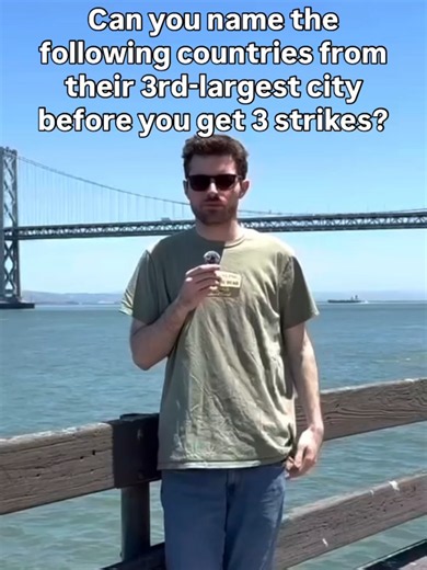 Name the Country from Its 3rd-Largest City: Geography Quiz