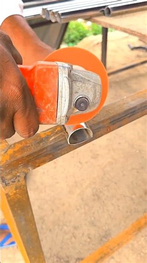 raund pipe t joints #cutting #welder