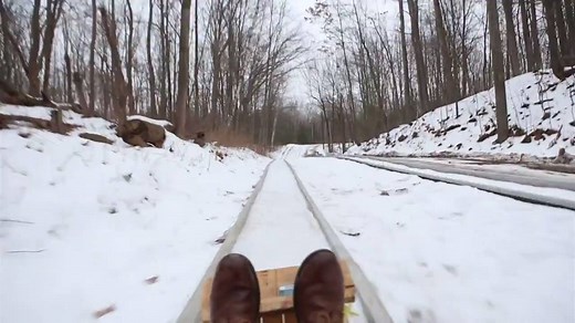 568K views · 6.1K reactions | Wheee! Take a ride on the toboggan run in Midland, Michigan! | MLive.com | Facebook