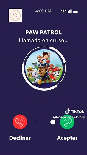 Llamada con PAW PATROL para niños - ¡Juntos en la aventura!