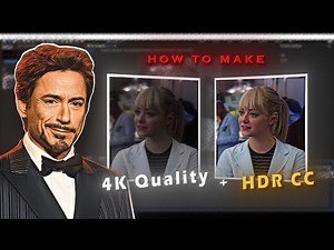 4K Quality + HDR CC Tutorial In After Effects & Topaz Ai | Sujal Edz