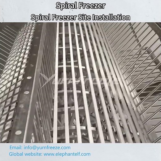 IQF Spiral Freezer Installation
