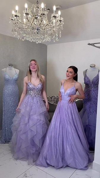 Same colour, four different dresses💜#redcarpetready #prom2022 #dresses #lilac #prom