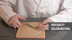 Suture Practice Kit for Medical Students | Including Large Silicone Pad, Suture Threads, Tool Kit, Knot Board and Suture Video Course