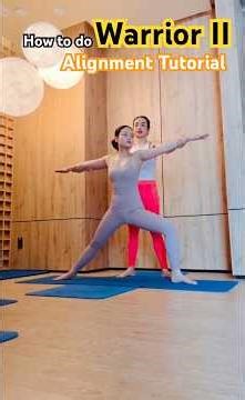 How to do warrior II.Full-Body Yoga Routine #mobility #yogaflow #yogastrech #flexible #balence #fit