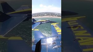 Blue Angels Show Off With Double Farvel Maneuver