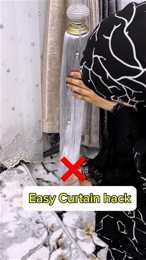 Easy curtain hacks #curtains #homedecor #tips #diy