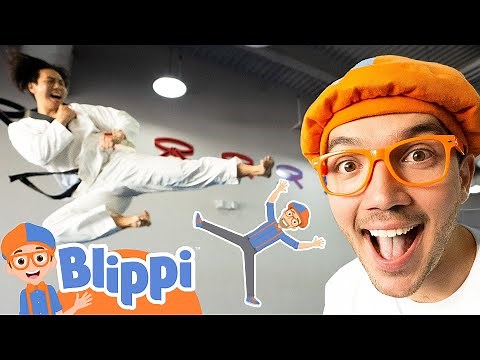 Blippi Learns Taekwondo! Educational Videos for Kids