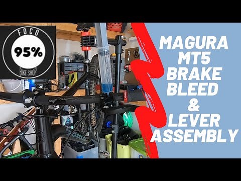 Magura MT5 Brake Bleed and Brake Assembly Replacement