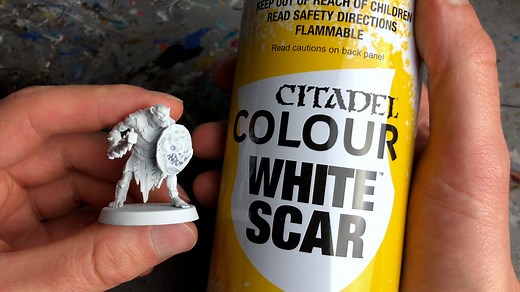 First impression: White Scar spray primer (replacing Corax White) » Tale of Painters