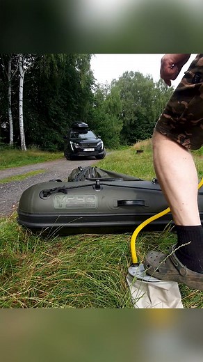 Smart Carp Fishing with Fox 160 Inflatable Boat