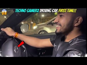 TECHNO GAMERZ DRIVING CAR FIRST TIME ON ROAD 🔥 || TECHNO GAMERZ GTA 5 #145 || TECHNO GAMERZ CAR