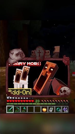 Scary Mobs Add-On – Minecraft Biến Thành Game Kinh Dị Thật Sự! 😱 #minecraft #minecraftshorts