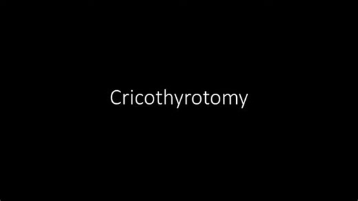 Ig_clinics on Instagram: "Cricothyroidectomy . Medical procedure #clinical #medicine #mbbs #surgery #education"