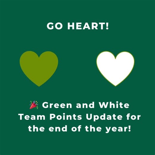 Sacred Heart Greenwich on Instagram: "As the 2025 year comes to a close, which team has the lead? 💚🤍 Throughout the year, Green and White teams at Sacred Heart Greenwich engage in various activities, earning points for their achievements. This cherished tradition fosters friendly competition and cultivates a vibrant community that celebrates accomplishments with enthusiasm. Which team will be crowned this year’s Green/White Team Trophy winner? 🏆💚🤍 To stay up to date with this year’s competi