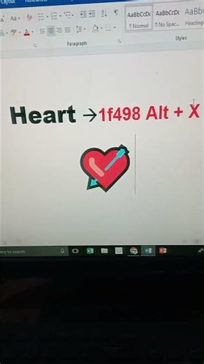 Heart Symbol ❤️ in MS Word | How to Insert Love Symbol in MS Word | Word Tips & Tricks