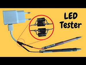How To Make DIY LED Light Tester