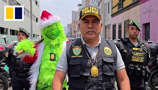 ‘Undercover Grinch’ captures suspected drug dealers in Peru