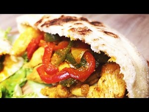 Pain pita libanais fait maison INRATABLE Farci au poulet facile !!😋😋