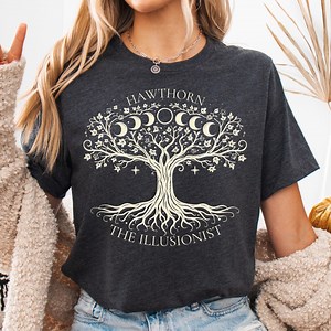 Hawthorn Celtic Tree Zodiac T-shirt | Woodland Astrology Shirt | Pagan Tree Sign Tee | Witchy Nature Top | Meaningful Gift - Etsy UK