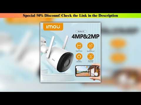 Imou 4mp 2mp — First Look (2025): IMOU 4MP 2MP Bullet 2C Wifi Camera Automatic Tracking