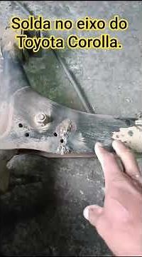 How to weld a car axle, welding has details.