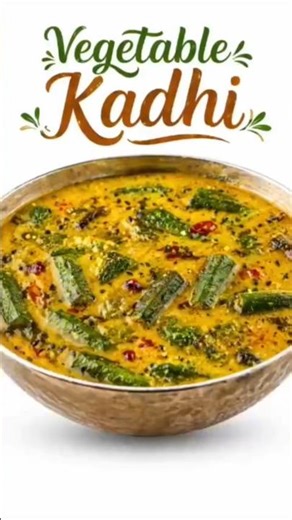Tasty Vegetable Kadhi | Quick & Simple Recipe #food#cooking #shorts