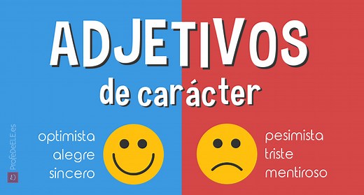 Adjetivos de carácter o personalidad