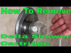 How to Change Remove a Shower Faucet Cartridge How to Repair a Delta Tub / Shower Valve