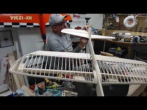 How to finish a control line airplane with tissue and dope. Profile Viper day 14